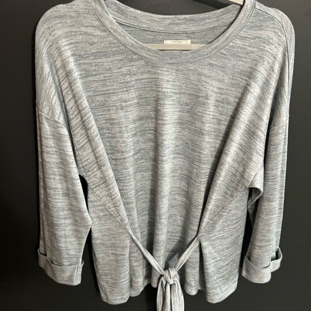 Lucky Brand Tie Front Sweater Size Small